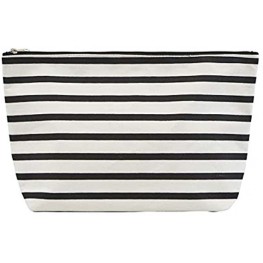 House Doctor Toilet Bag Stripes 32 x 8 cm Black White