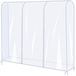Garment Rack Cover,6 Ft Clear Clothes Rail Cover Coat Hanger Protector Waterproof and Dustproof Clothing Storage