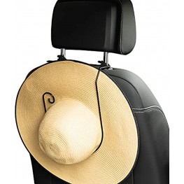 Cowboy Hat Rack Holder with Protective Tips Headrest Hook Hat Hanger Cowboy Hat Holder Rack for Car SUV and Truck