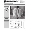 Rev-A-Shelf CPDR-3548 35 to 48 Inch Adjustable Side Mounted Pull Down Closet Rod with Telescoping Handle and Mounting Hardware Chrome