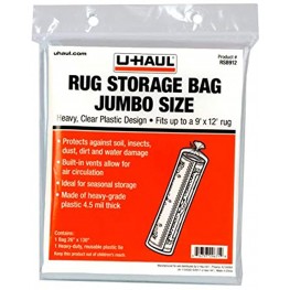 U-Haul Jumbo Rug Storage Bag Fits Rugs up to 9' x 12' Protection for Jumbo Rolled Rug 26 x 130