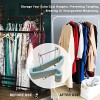 Hanger Stacker Caddy Holder Storage Stainless Steel Clothes Hanger Organizer Rack for Closet Tidier Laundry Room Silver-1 Pack