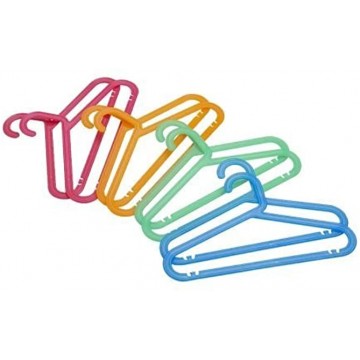 Ikea Bagis Childrens Coat-hanger Bright Colored 8-pack Bundle of 3 Packs 24 Total Hangers