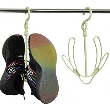Home-X Shoe Hanger for Organizing and Drying Save Space and Shoe Shape 2-Pack – 11 3 4” L x 7” W